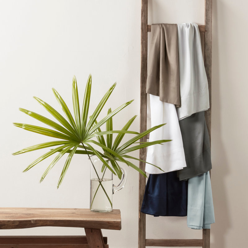 Pillow Case Cooling 100% Rayon From Bamboo Silky Soft, Aqua, Standard Pillowcases