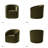 Altheimer Velvet Swivel Accent Chair-474468071
