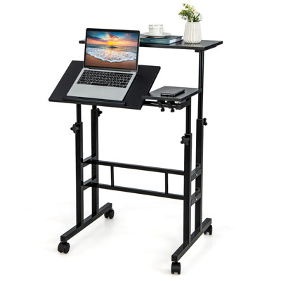Adjustable Height Steel Computer Desk