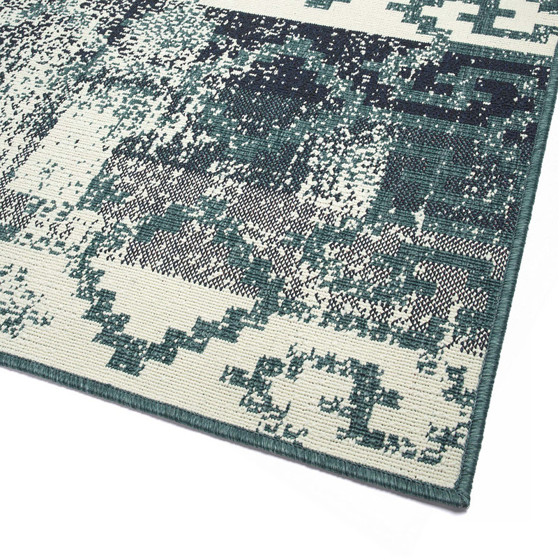 Modern, Textured Cut Pile Rectangle Throw Rug, Rectangle 1'11" x 3'7"