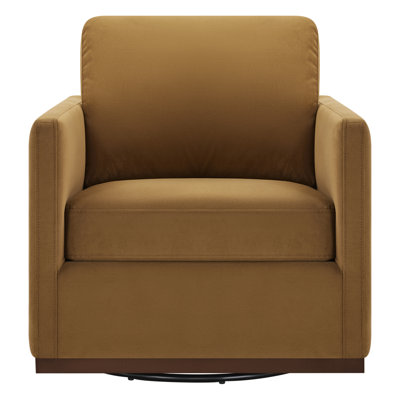 Bobbi Upholstered Swivel Armchair