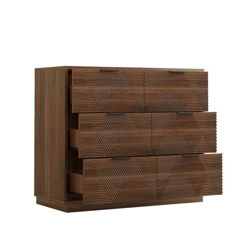 Commodes décoratives avec 6 tiroirs