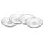 Dublin Crystal Platinum Rim Dessert Plate