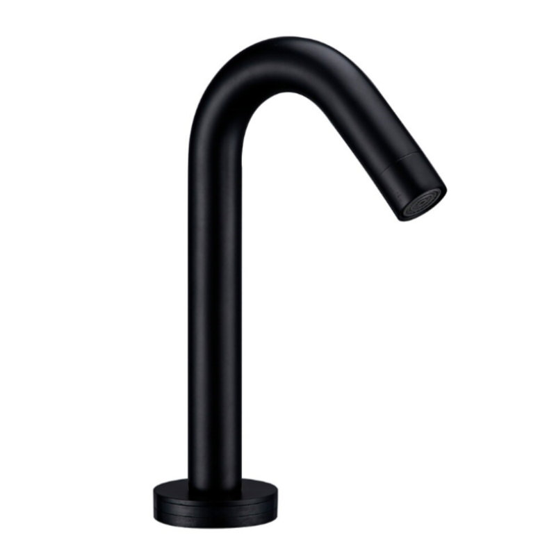 Dax Matte Black Touchless Commercial Motion Sensor Faucet & Wall Mount Automatic Soap Dispenser For Restrooms