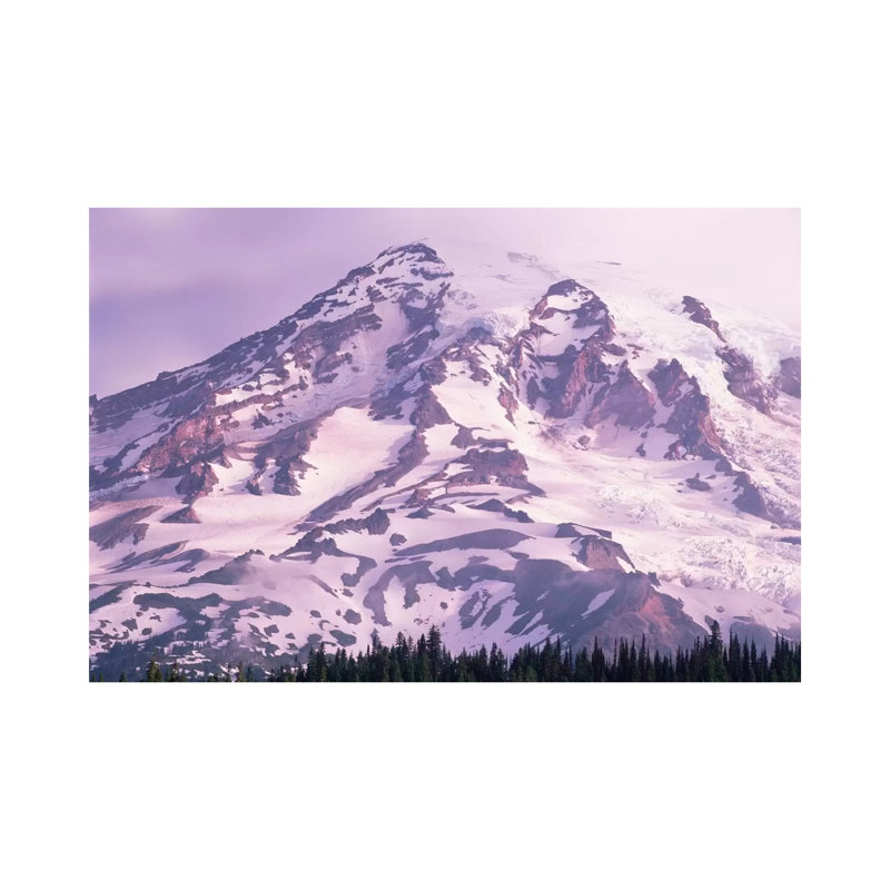 Mt Rainier, Mt Rainier National Park, Washington 1 Piece Wrapped Canvas Wall Art, 101.6 cm H x 66.04 cm W x 3.175 cm D