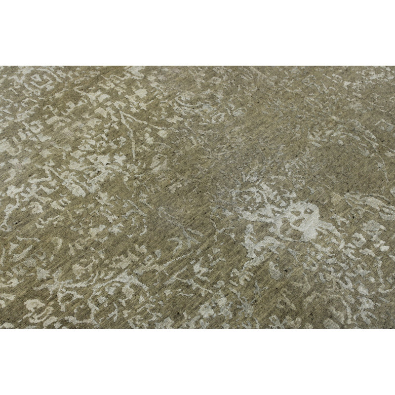 Bramley One-of-a-Kind 5.0x5.0 Square Area Rug Green