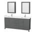 Sheffield 80" Bathroom Vanity Set with Mirror and Medicine Cabinet-59388395-59388397-134648830