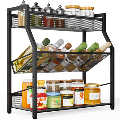 Mint Pantry Spice Rack Organizer for Countertop, Heavy Duty Full