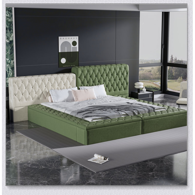 Green Full / Double Bed
