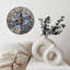 Horloge mosaïque avec urne ornée