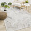 Tapis abstrait crème / gris Emory-70926494
