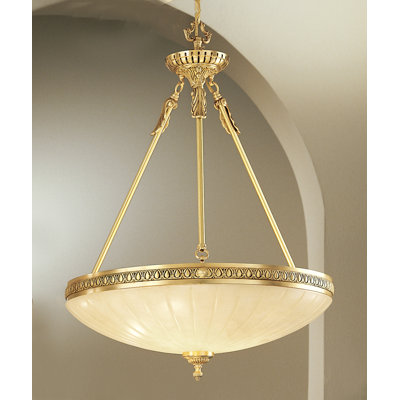 Luminaire suspendu bol 3 lumières unique Devon