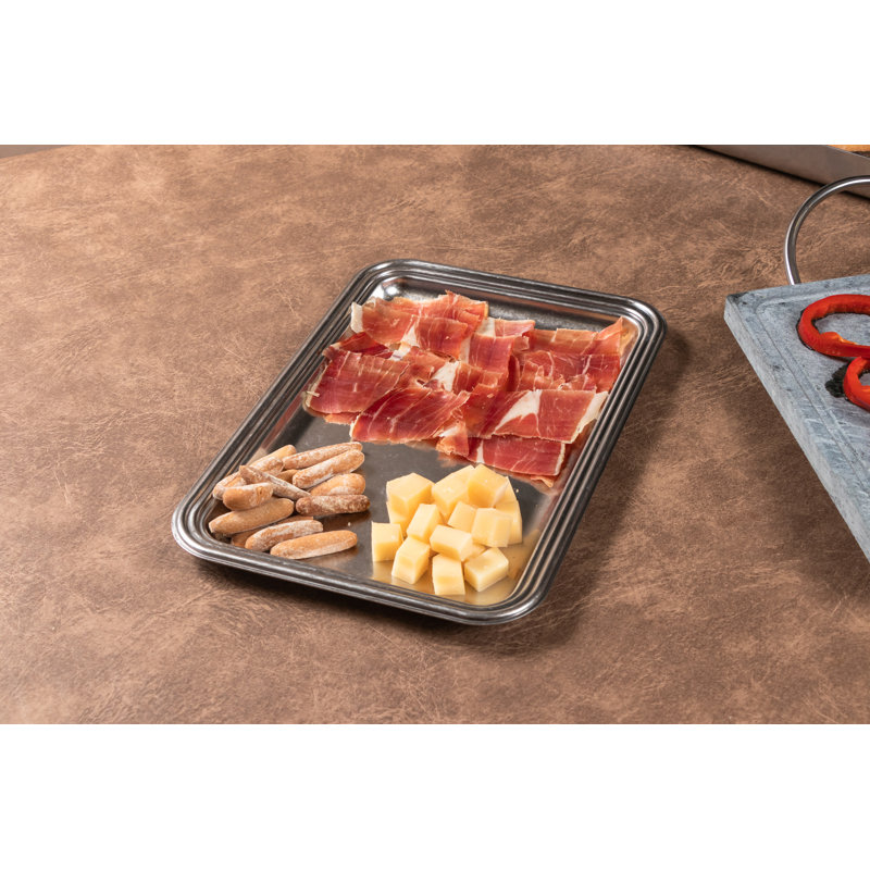Stainless Steel Tray, 14" W x 10" D