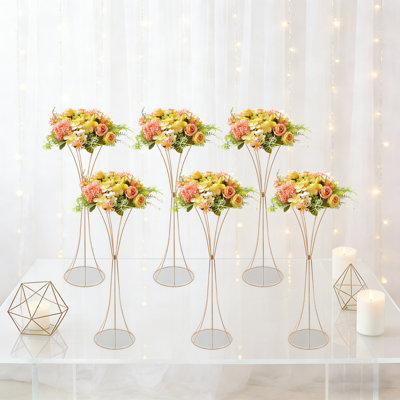 6Pcs Wedding Metal Flower Stand