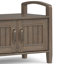 Banc de rangement pour hall d'entrée