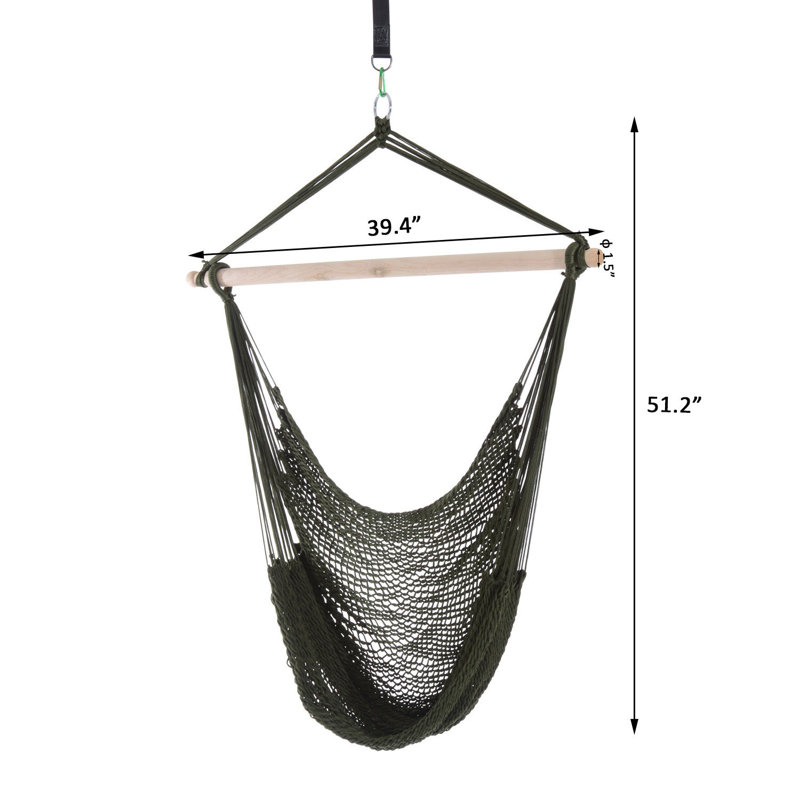 Chaise hamac à suspendre portable Swiger, Vert d’armée