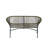 Outdoor Patio Green Wicker Loveseat-1421425900