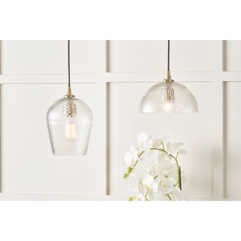 Henrik 1 - Light Antique Brass Bowl Pendant