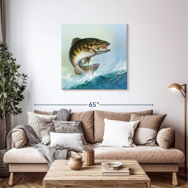 Brampt Bass, 36" H x 36" W