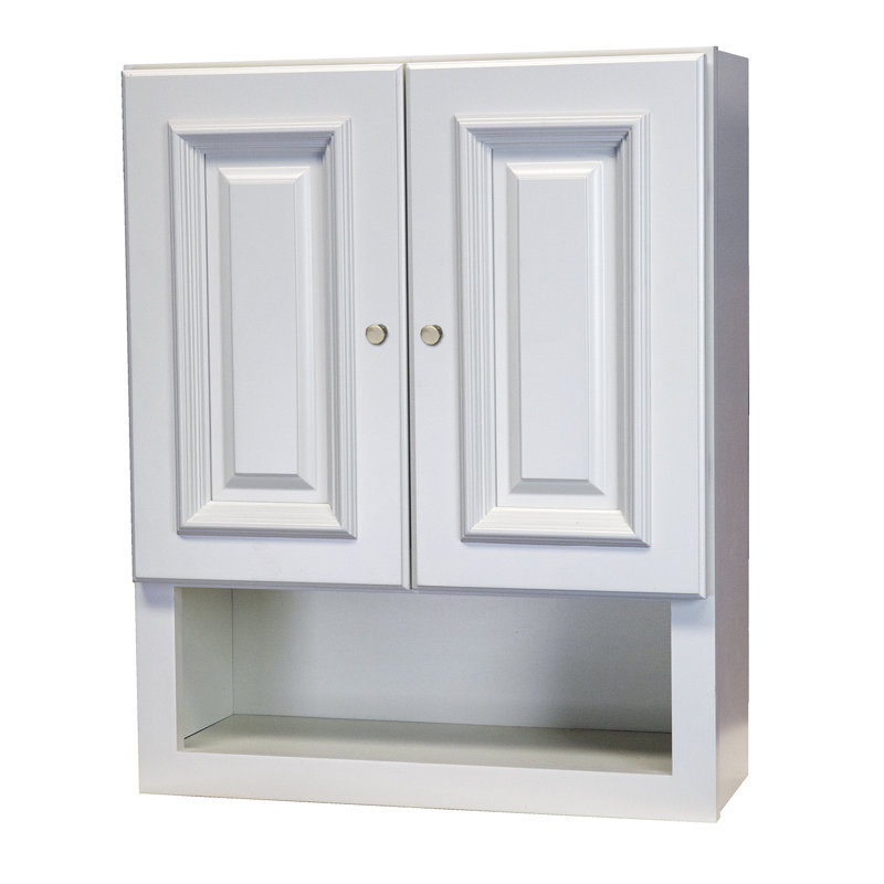 Linen White 21" x 26" Over the Toilet Wall Cabinet