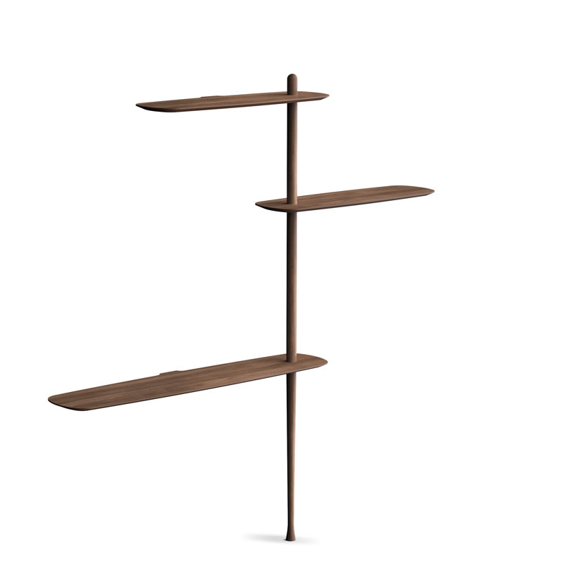 Unica 70'' Wood Shelving Unit - Modern Storage