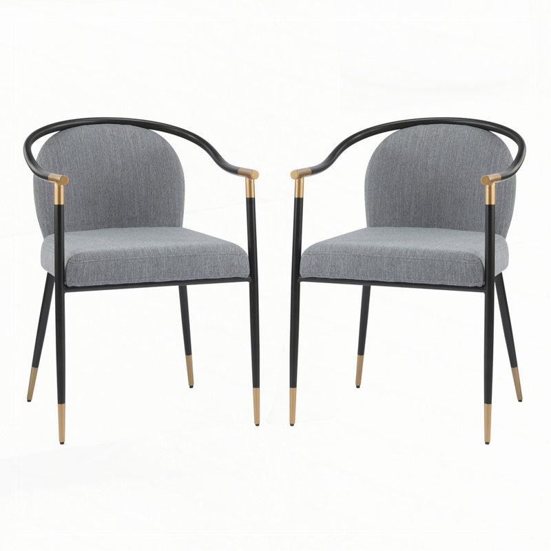 Chaise rembourrée, Gris