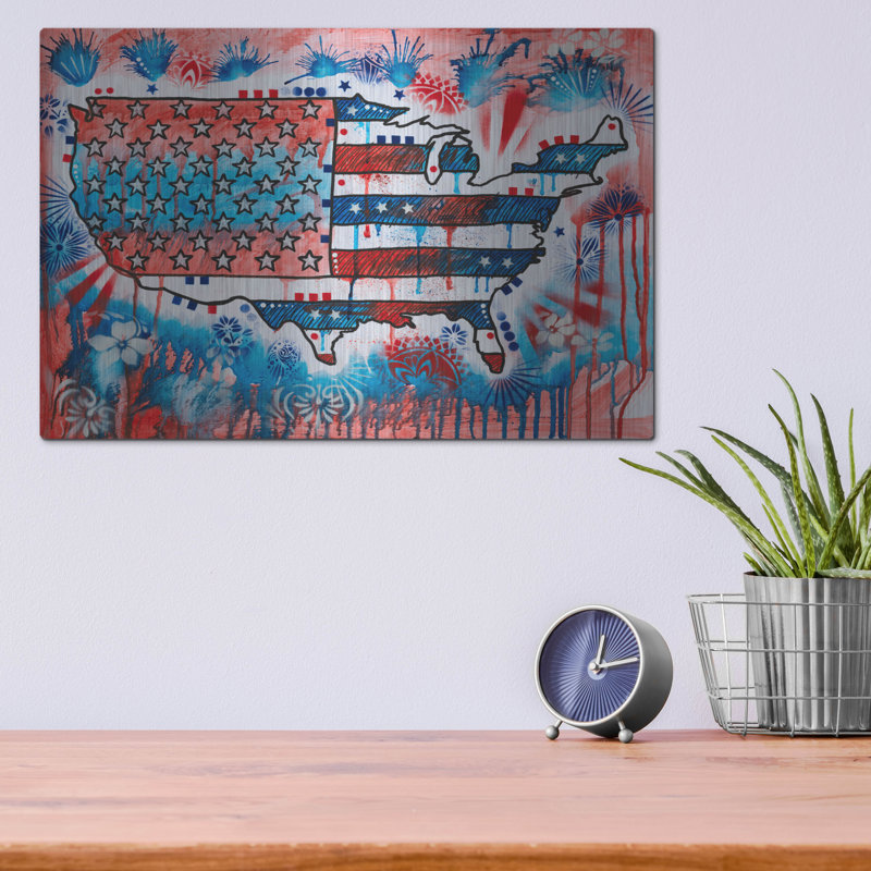 «America United» par Dean Russo, H 12 po x l 16 po