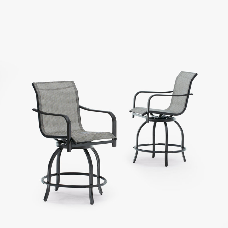 Tabouret de bar 24,5 po Freddick, gris