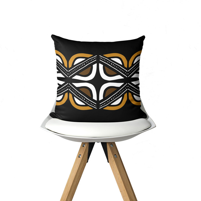 Housse de coussin d'intérieur Fanti Tribal, 18" x 18"