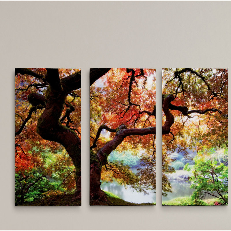«Dreaming of March», ensemble de 3 reproductions de photos sur toiles, H 40 po x l 60 po x P 1,5 po
