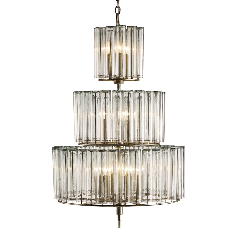Lustre à niveaux unique / remarquable à 12 lumières Bevilacqua