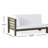 OANA LEFT CORNER BENCH AND COFFEE TABLE, WHITE
