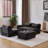Boneless 104" Wide Modular Sectional Sofa In Soft Chenille Fabric Large Cloud Couch-1208401359