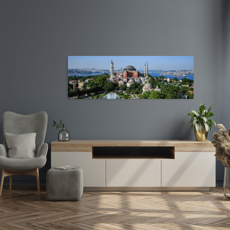 Turquie, Istanbul, Hagia Sophia, art mural contemporain, H 16 po x l 48 po