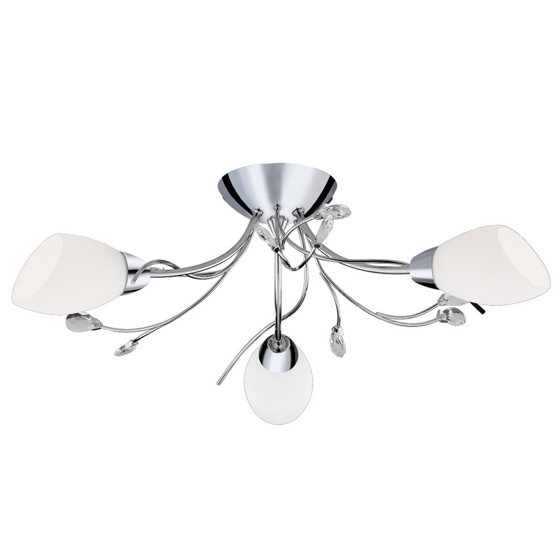 Jairo Semi Flush Mount, Chrome