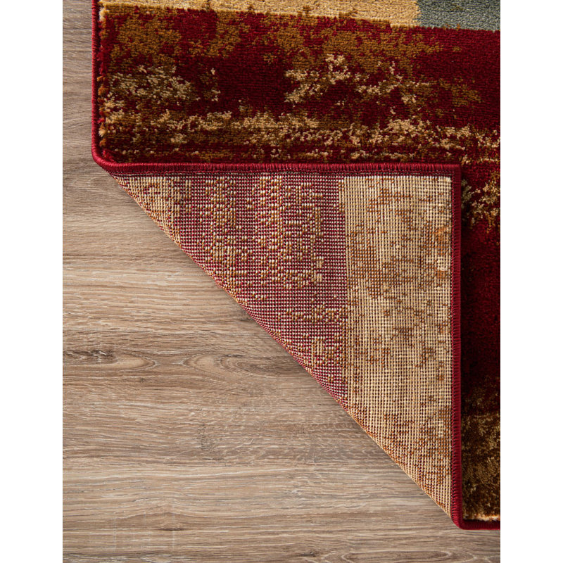 Adetomiwa Geometric Multi Area Rug, Runner 2'7" x 10'