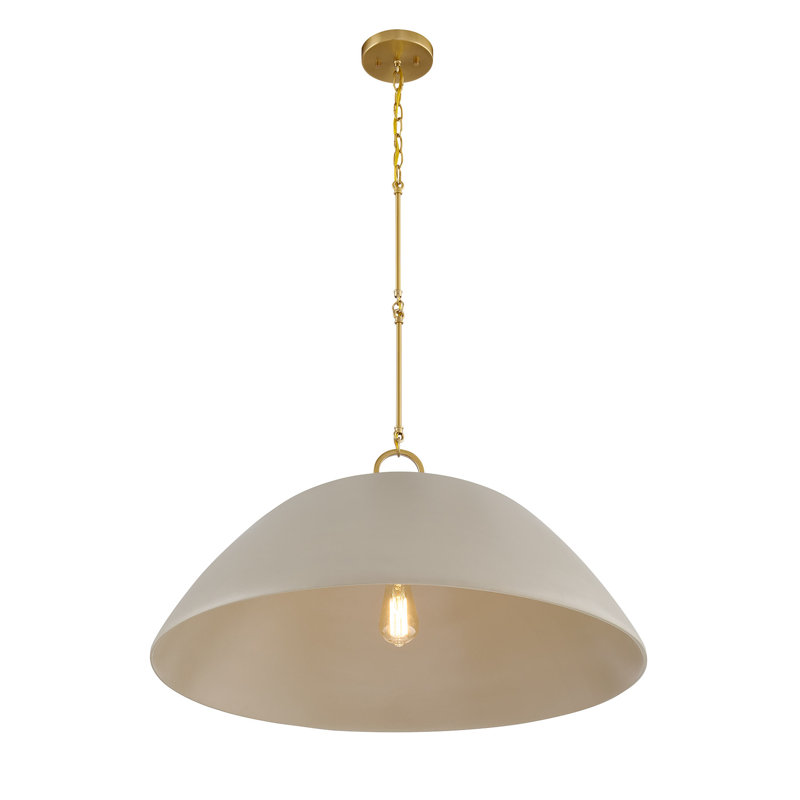 Alta 1-Light Hubbs in Concrete and Brass, Gray