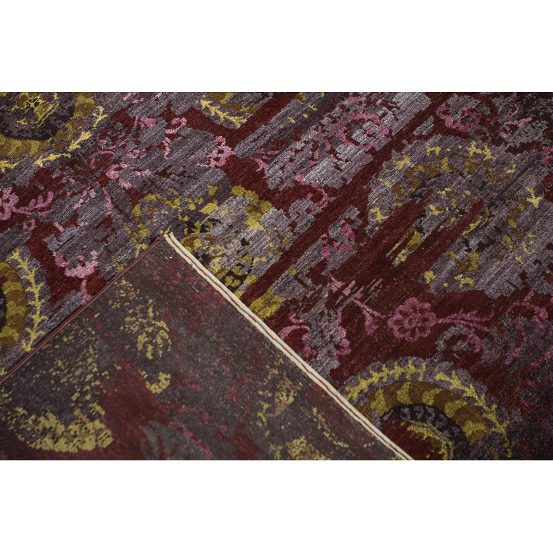 Kendale Hand Woven Wool Abstract Area Rug