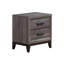 Table de chevet gris MIRAGE-1446314035