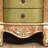 Green Rectangular Solid Wood Jewelry Armoires