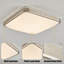 Plafonnier encastré carré de 14 pouces à DEL, 4000K, 24W, 1850LM, luminaire à panneau plat à intensité variable, plafonnier moderne pour chambre à coucher, cuisine, salon, homologué ETL