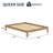 Tilon Solid Wood Modern Platform Bed Frame-2111736609-2111736614