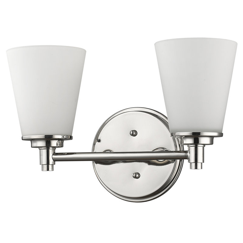 Vanmeter 2 - Light Dimmable Vanity Light, Polished Nickel