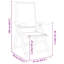 6 - Person Patio Dining Set Extendable Rectangular Table