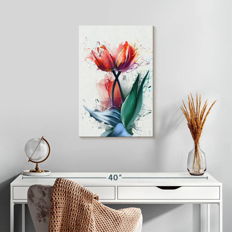 Harnek Tulips, 24" H x 16" W