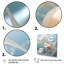 Exquise perle blanche avec motifs argentés I - impression sur toile de paysage abstrait-688907703-688907658