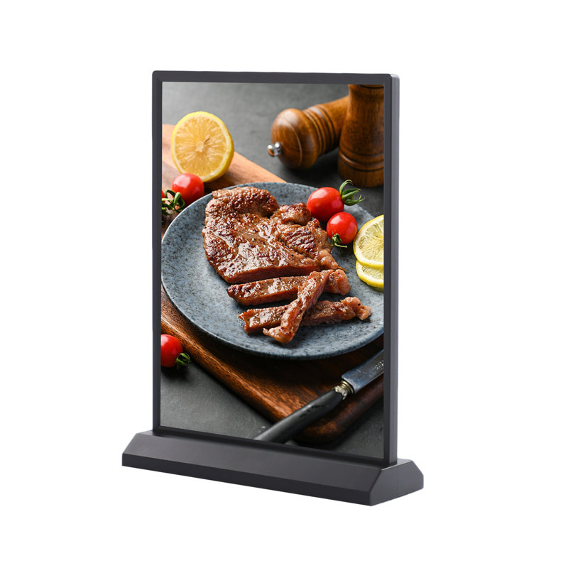 Tabletop LED Sign Holder, Black