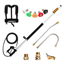 AR Blue Clean Electric Pressure Washer Wall Mount Kit, Including 25' hose  and hook