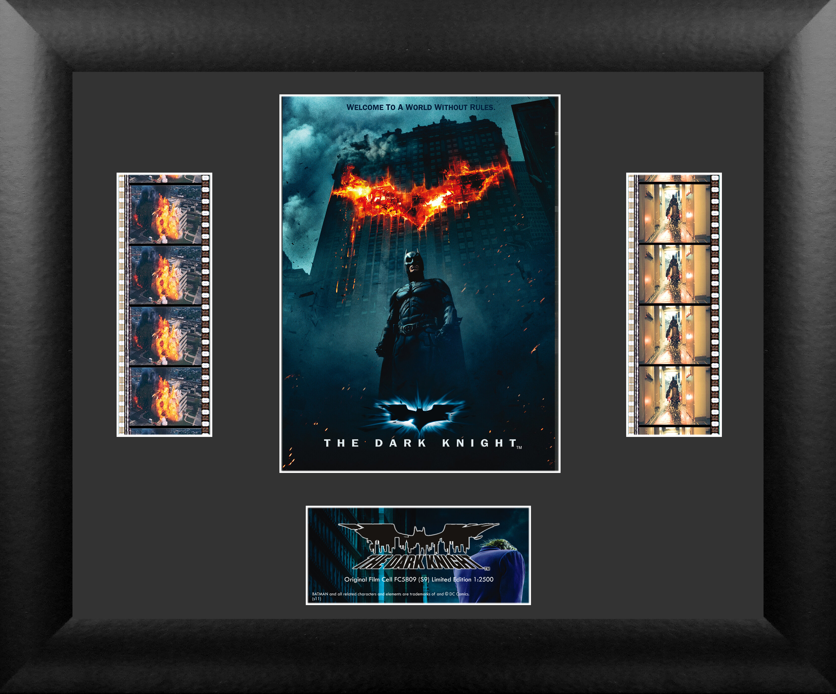 Batman the Dark Knight Double FilmCells Framed Limited Edition Wall Art