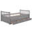 Daybed With Trundle And Drawers, Twin Size-1325298046